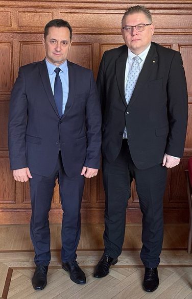 DNE 5. 3. 2026 O VYSOKÉ ŠKOLE JEDNALI HEJTMAN PETR KUBIS, PROF. IVAN JÁČ A DOC. BOHUMIL POLÁČEK